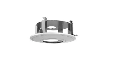 DS-1227ZJ-DM37 Hikvision - Support encastré plafond Ø225 mm acier/plastique blanc, charge 3 kg