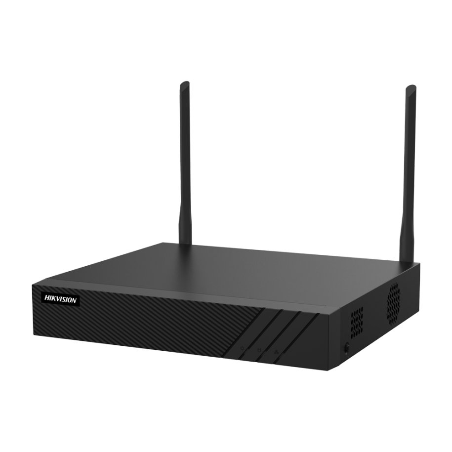 DS-7604NI-Q1/W Hikvision – NVR WiFi 4 canaux 4K, H.265+, 1 HDD jusqu'à 8 To, double antenne Wi-Fi