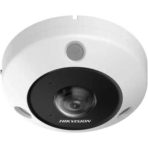 DS-2CD6365G1-IVS(1.16mm)(O-STD) Hikvision - Caméra fisheye 360° 6MP DeepinView IP67 IK10 audio intégré IR 15 m