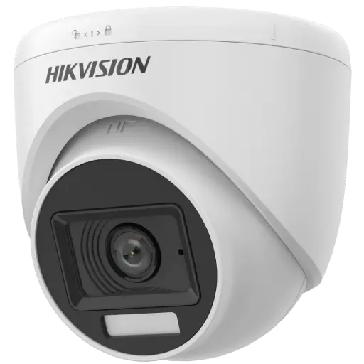DS-2CE76D0T-LPFS(2.8mm)(O-STD) Hikvision – DS-2CE76D0T-LPFS (2.8 mm) - Turret 2 MP Smart Hybrid Light Audio 4 en 1