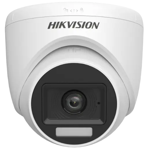 DS-2CE76K0T-LPFS(2.8mm) Hikvision – DS-2CE76K0T-LPFS (2.8mm)Caméra turret 3K avec micro intégré et éclairage hybride