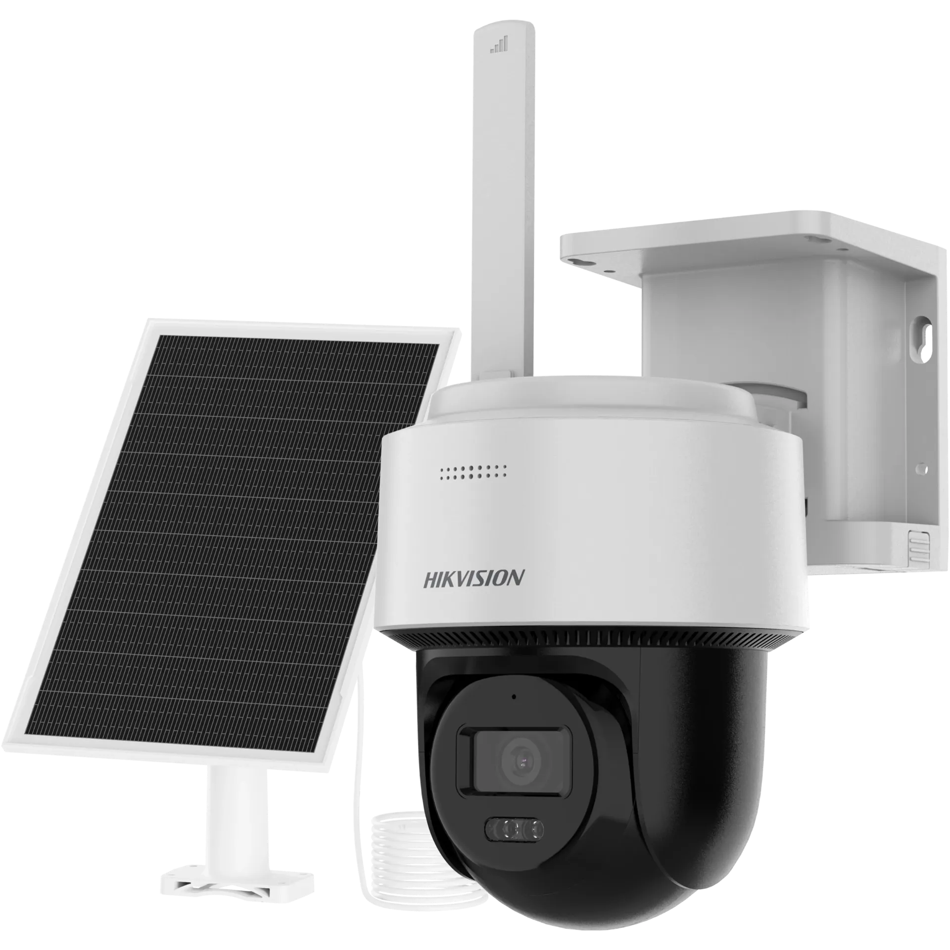 DS-2CFSP4/4G(2.8mm) Hikvision - Caméra solaire 4G DS-2CFSP4/4G - 4MP ColorVu/Smart Hybrid + AOV Always-On Video