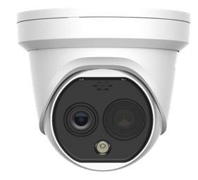 DS-2TD1228T-2/QA(O-STD)(B) Hikvision – DS-2TD1228T-2/QA - Camera Turret Bi-Spectre Thermique HeatPro 256x192 + 4MP