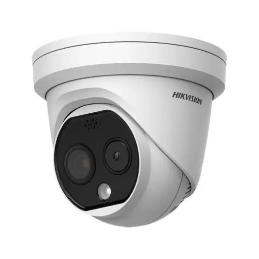 DS-2TD1228T/QA(B) Hikvision - Caméra bi-spectre thermique Turret HeatPro série QA