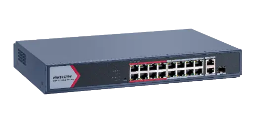 DS-3E1318P-EI/M Hikvision - Switch PoE 16 ports