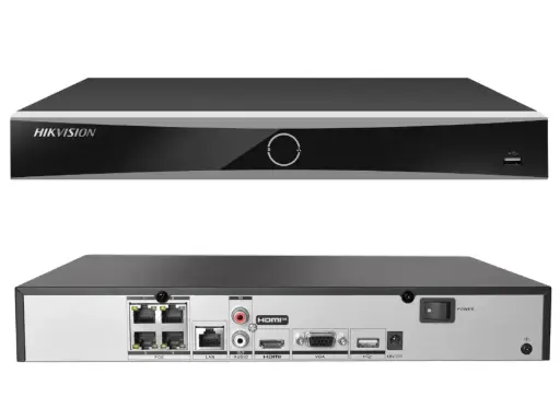 DS-7604NXI-K1/4P(E) Hikvision - DS-7604NXI-K1/4P - Enregistreur vidéo réseau 4 canaux 12MP AcuSense Po