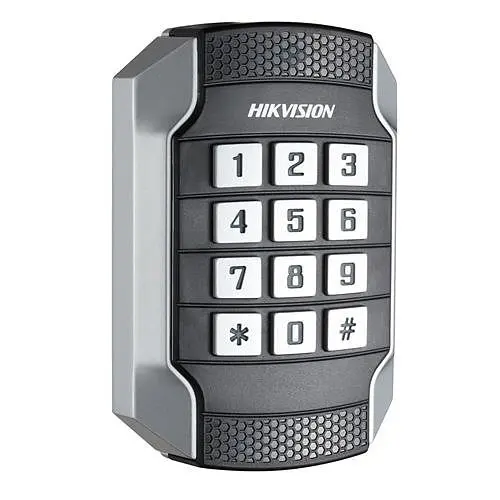 DS-K1104MK Hikvision - Lecteur de badge et clavier (Mifare & EM), sortie RS-485 & Wiegand, IP65