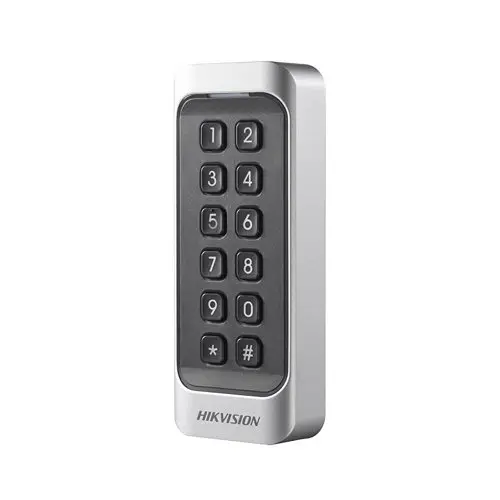 DS-K1107AMK Hikvision - Lecteur MIFARE avec clavier IP65 13 MHz, RS-485/Wiegand/OSDP
