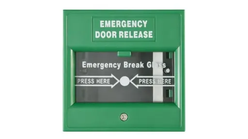 DS-K7PEB/Green(O-NEU) Hikvision - Bouton poussoir d'urgence vert