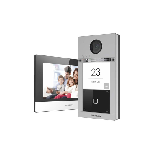DS-KIS604-P Hikvision - Kit interphone vidéo IP 2 MP avec écran tactile 7″