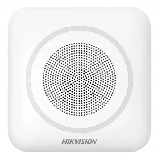 DS-PS1-II-WE Hikvision - Sirène intérieure sans fil AX PRO, double indicateur LED, 868 MHz