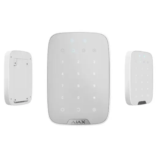 Ajax – KeyPad Plus (8EU) – Clavier sans fil RFID blanc ASP pour armement/désarmement