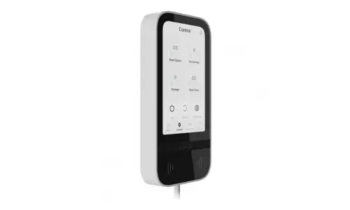 Ajax – KeyPad TouchScreen Fibra ASP White