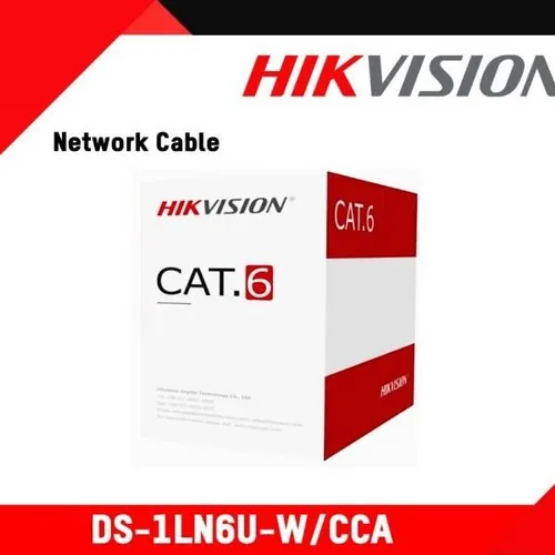 [DS-1LN6U-G] DS-1LN6U-G Hikvision - Câble Cat6 U/UTP 23AWG cuivre pur 305m PVC gris (touret)
